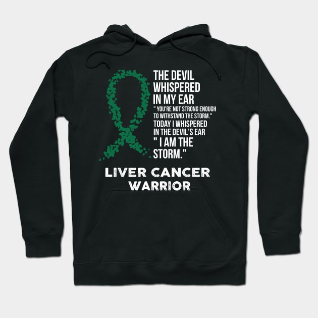 The Devil- Liver cancer Awareness Support Ribbon Hoodie by HomerNewbergereq